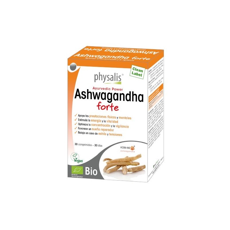 ASWAGANDHA FORTE - 30 COMP PHYSALIS aloe